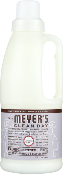 MRS. MEYER'S: Clean Day Fabric Softener Lavender Scent, 32 oz