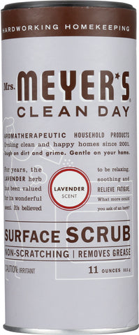 MRS. MEYER'S: Clean Day Surface Scrub Lavender Scent, 11 oz