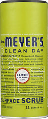 MRS. MEYER'S: Clean Day Surface Scrub Lemon Verbena Scent, 11 oz