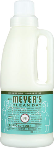 MRS. MEYER'S: Clean Day Fabric Softener Basil Scent, 32 oz