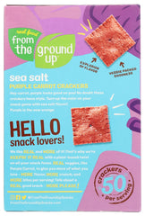 FROM THE GROUND UP: Cracker Carrot Sea Salt, 4 oz
