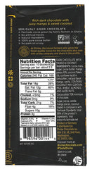 DIVINE CHOCOLATE: 70% Dark Chocolate Bar with Mango & Coconut, 3.5 oz