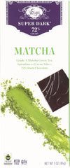 VOSGES HAUT: Matcha Green Tea & Spirulina Super Dark Chocolate Bar, 3 oz