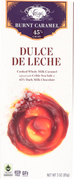 VOSGES HAUT: Dulce De Leche Chocolate Bar, 3 oz