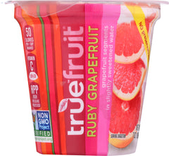 TRUE FRUIT: Fruit Ruby Grapefruit Single Serve, 7 oz