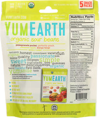 YUMEARTH: Naturals Sour Beans 5 Snack Packs, 3.5 oz