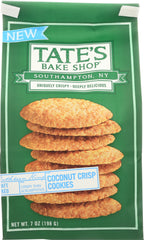 TATES: Cookies Coconut Crisp, 7 oz