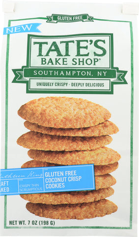 TATES: Gluten Free Coconut Crisp Cookies, 7 oz