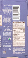 DAGOBA: Organic Chocolate New Moon Rich Dark Chocolate Bar,  2.83 oz