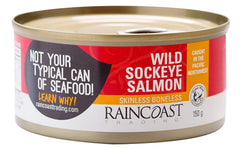 RAINCOAST TRADING: Salmon Sockeye Skinless Boneless, 5.65 oz