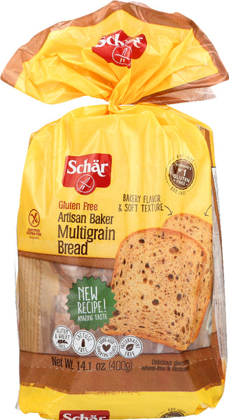 SCHAR: Gluten Free Multigrain Bread, 14.1 oz