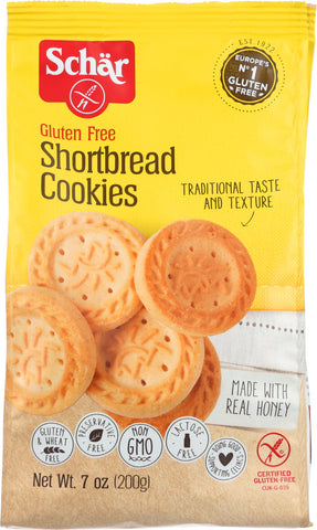 SCHAR: Naturally Gluten Free Shortbread Cookies, 7 oz