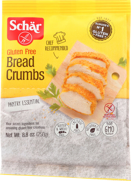 SCHAR: Gluten-Free Wheat-Free Bread Crumbs, 8.8 Oz