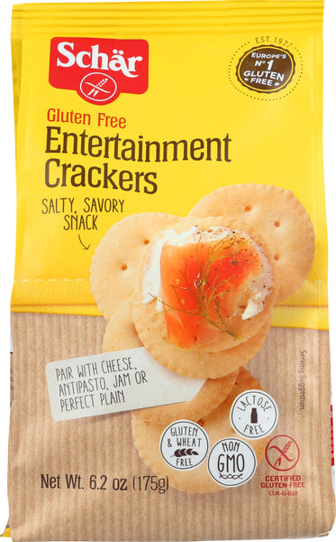 SCHAR: Entertainment Crackers Gluten Free, 6.2 oz