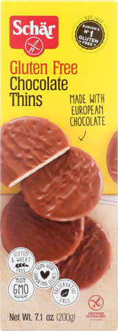 SCHAR: Cookie Chocolate Thins, 7.1 oz