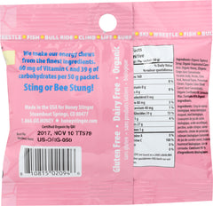 HONEY STINGER: Organic Energy Chews Pink Lemonade, 1.8 oz