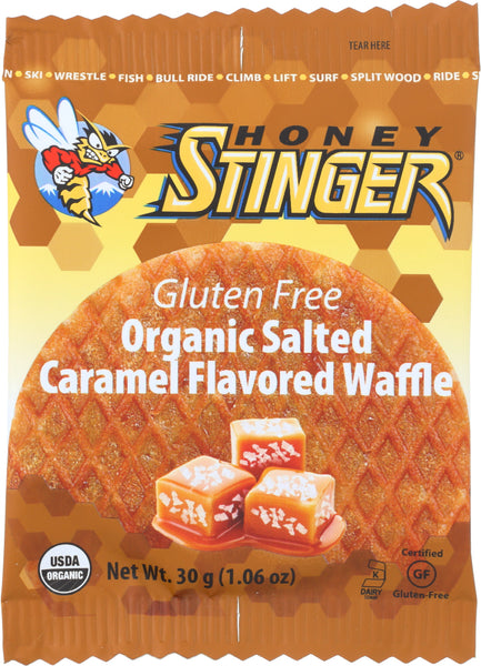 HONEY STINGER: Waffle Salted Caramel Gluten Free, 1 oz
