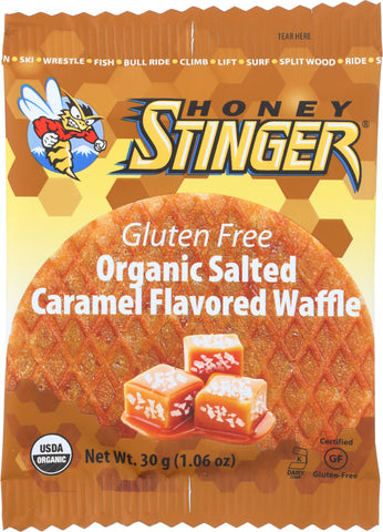 HONEY STINGER: Waffle Salted Caramel Gluten Free, 1 oz