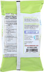 SEA SNAX: Seaweed Roasted Lime Organic, .36 oz