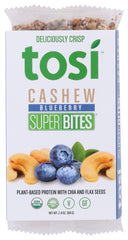 TOSI HEALTH: Cashew Blueberry Super Bites, 2.40 oz