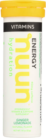 NUUN: Drink Tab Ginger Lemonade, 12 tb