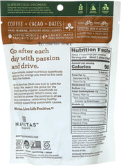 NAVITAS NATURALS: Organic Power Snacks Coffee Cacao, 8 oz