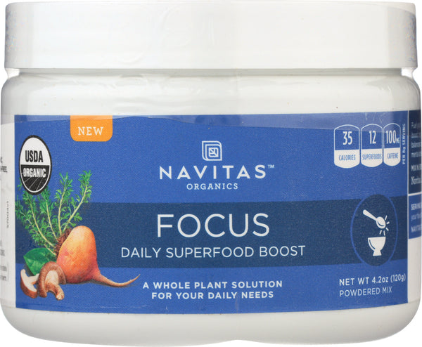 NAVITAS: Focus Daily Superfood Boost, 4.2 oz