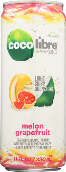 COCO LIBRE: Sparkling Coconut Water Melon Grapefruit, 11 fl oz