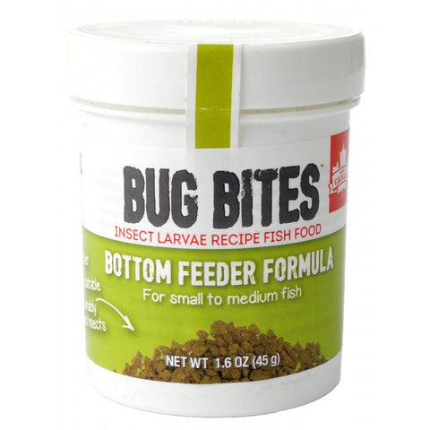 Fluval Bug Bites Bottom Feeder Formula Granules for Small-Medium Fish