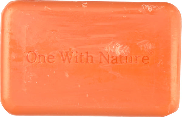 ONE WITH NATURE: Dead Sea Mineral Bar Soap Orange Blossom, 4 oz