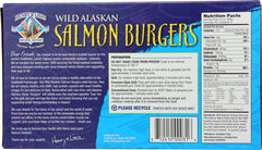 HENRY & LISAS: Wild Alaskan Salmon Burgers, 12.80 oz