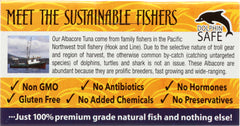 HENRY & LISA'S: Natural Seafood Solid White Albacore Tuna Very Low Sodium, 5 oz