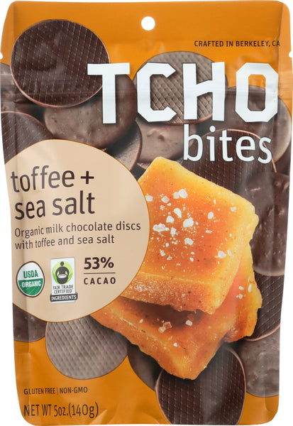 TCHO: Bites Chocolate Toffee Sea Salt SE, 5 oz