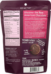 TCHO: Bites Chocolate Almond Sea Salt, 5 oz