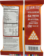 BEANITOS: Nacho Cheese White Bean Chips, 1.2 oz