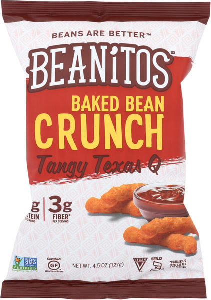 BEANITOS: Snack Tangy Texas Q Baked Bean Crunch, 4.5 oz