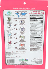 NATIERRA: Organic Freeze Dried Raspberries, 1.3 oz