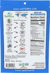 NATIERRA: Organic Freeze Dried Blueberries, 1.2 oz
