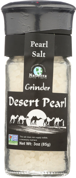 NATIERRA: Desert Pearl Salt Grinder, 3 oz