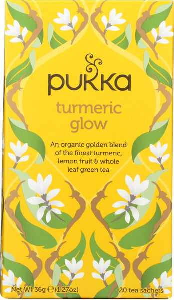 PUKKA HERBS: Turmeric Glow Herbal Tea, 20 bg