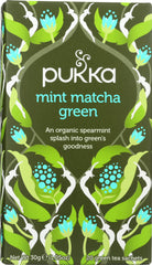 PUKKA HERBS: Mint Matcha Green, 20 ct