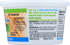 COLD MOUNTAIN: Miso Mellow White, 14 oz