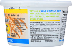 COLD MOUNTAIN: Light Yellow Miso, 14 oz