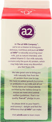 A2: Milk Ultra Pasteurized Whole Milk, 59 oz