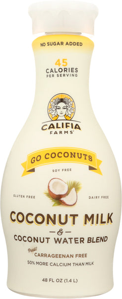 CALIFIA: Go Coconuts Coconutmilk and Water, 48 oz