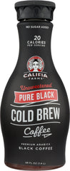 CALIFIA: Pure Black Cold Brew Coffee Unsweetened, 48 oz