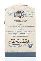 CALIFIA: Better Half Vanilla Creamer, 16.9 oz
