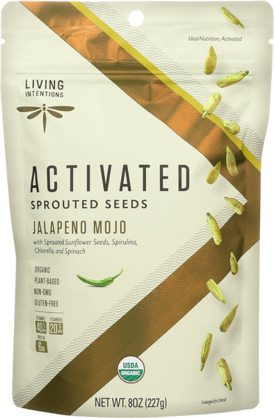 LIVING INTENTIONS: Jalapeno Mojo Sprouted Seeds, 8 oz