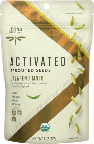 LIVING INTENTIONS: Jalapeno Mojo Sprouted Seeds, 8 oz