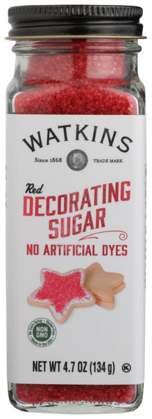 WATKINS: Red Decorating Sugar, 4.70 oz